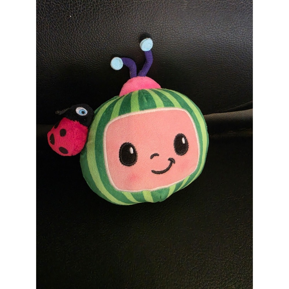 Cocomelon Watermelon Plush TV Ladybug Smiling Childrens Toy Small Stuffed Animal